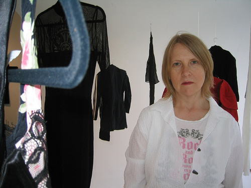 Dodie Bellamy, curator of "Kathy Forest" installation